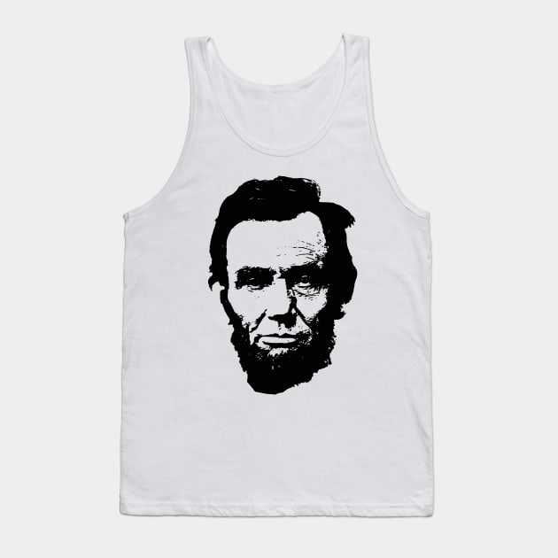 Abraham Lincoln Tank Top by Nerd_art